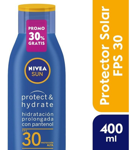 Protector Solar Hidratante Fps 30 30% Off 400ml