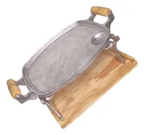 Comprar Chapa Fogareiro Suporte Madeira Réchauds Alumínio Fundido