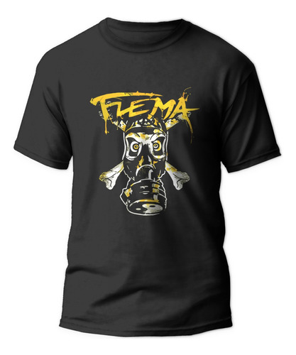 Polera Flema Banda Banda Rock Punk Estampados Ters Textil