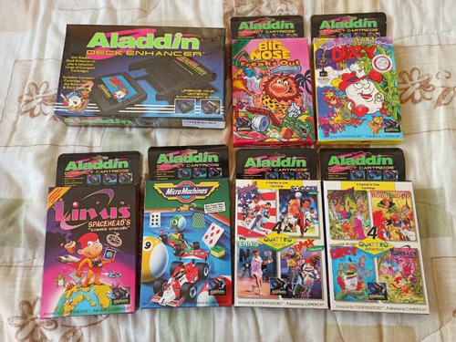 6 Juegos Aladdin Nintendo Nes Nose Dizzy Linus Micro Quattro (Usado)