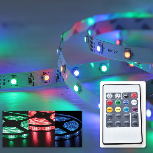 Tira LED Techno Shine MFLCNTRGBNC RGB 49.5 cm 127V