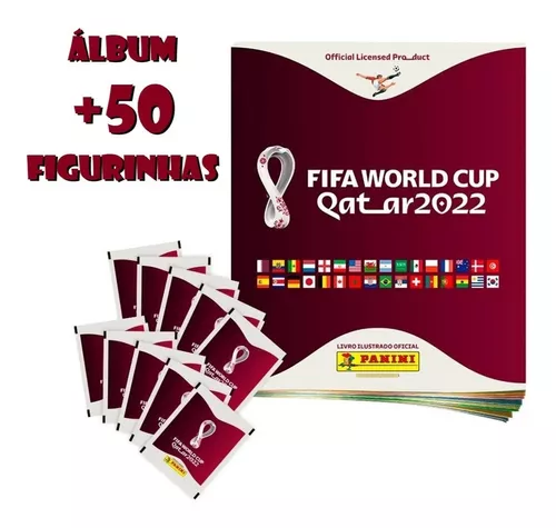 Pacote 5 Figurinhas Original Copa Mundo Qatar - Fifa Word Cup 2022 ORIGINAL