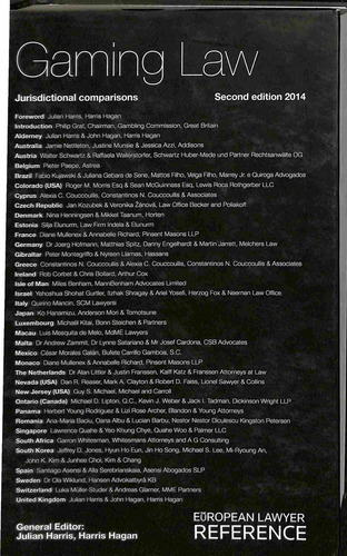 Gaming Law - Jurisdictional Comparisons