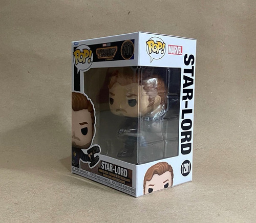 Funko Pop Guardianes Galaxia 3 Marvel Star Lord #1201 (Usado)