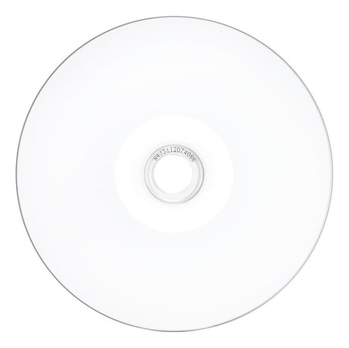 Cd -r Terbatim 700 Mb 52x White Ink Jet Bunb Enterible Disco
