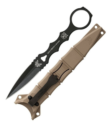 Faca Benchmade Socp Dagger 176bksn (bainha Tan) Made In Usa