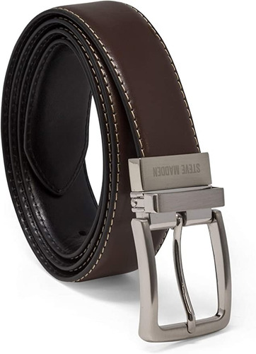 Cinturón De Piel Reversible Para Hombre Steve Madden