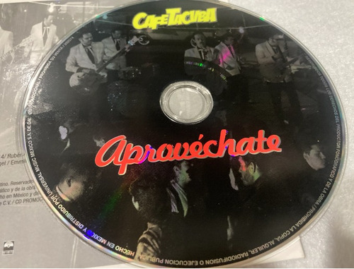 Cd Promocional Cafe Tacuba Aprovechate Tacvba Caifanes 2013 Sampler