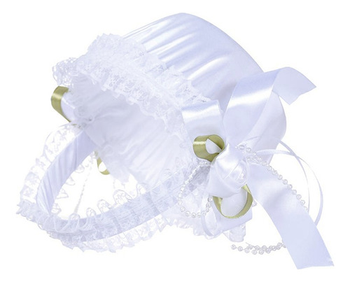 Elegante Cesta Grande De Encaje For Boda Con Flores For Ni
