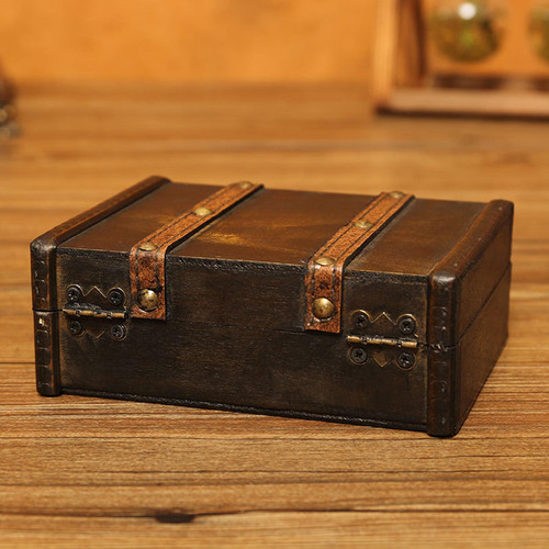 Joyero De Caja De Tesoro De Caja De Almacenamiento Estilo A