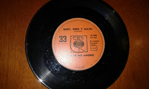 8077 Disco Vinilo Simple Gaby Fofo Y Miliki 