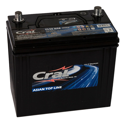 Bateria Cral Asiaticos 12 Volts 80amp Comerc. Positivo Izq