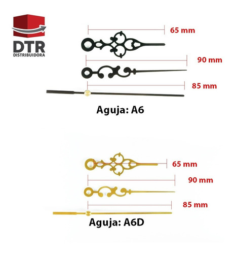 Maquina Reloj Armar Motores Para Reloj De Pared Mr12-100