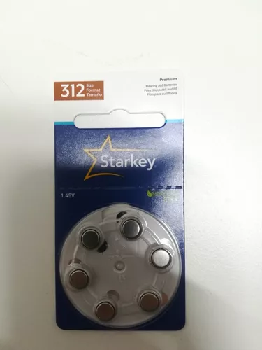 12 PILAS AUDITIVAS N 312 MARCA STARKEY