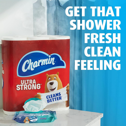 Toallitas Desechables Charmin, 160 Toallitas En Total (4 Paq