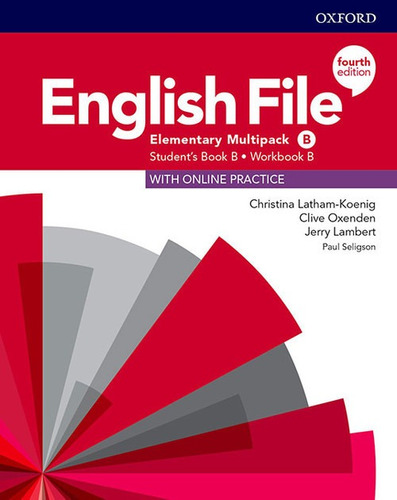 Libro English File A1 A2 Elementary Multipack B Fourth Editi