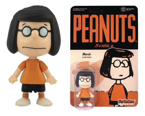 Snoopy Marcie Action Figure Super 7 Reaction Peanuts