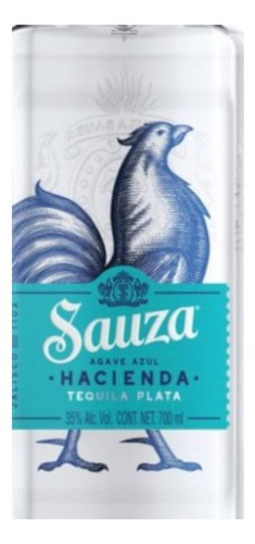 Pack De 4 Tequila Sauza Hacienda Plata 700 Ml