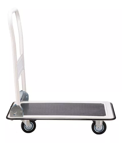 Standers Carrito Plegable de Carga de Acero con 4 Ruedas, Capacidad de