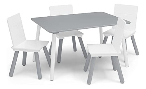 Juego De Mesa Y Silla Para Niños Delta Children (4 Sillas In