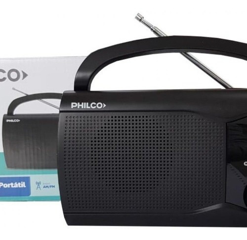 Imagen 2 de 3 de Radio Portatil Fm Am Philco Prm60 Pilas 220v Dual Cocina
