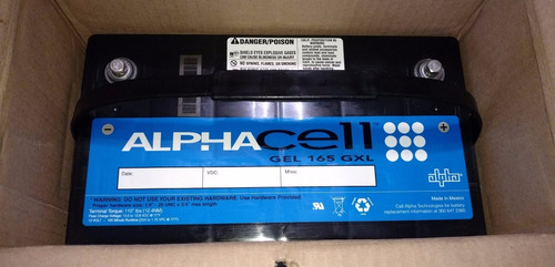 Bateria De Gel Alphacell 110amp No Envio Gba Zona Norte