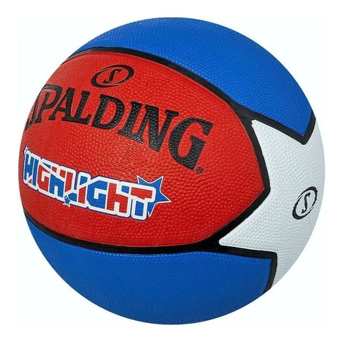 Pelota Basquet Spalding Highlight Fiba Indoor Outdoor Tricol