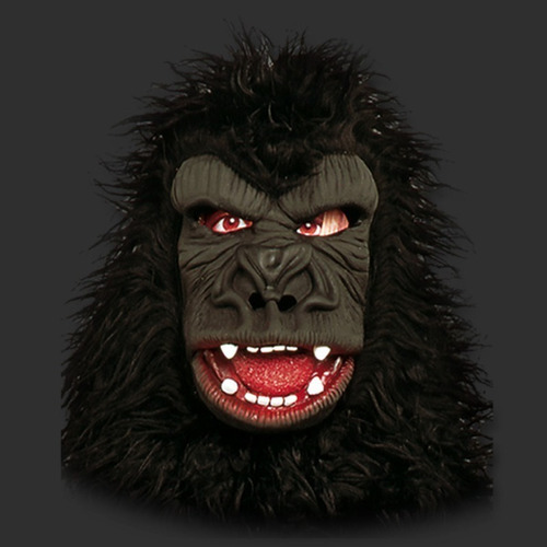 Máscara Inteira Macaco Gorila C/ Pêlos - Terror - Fantasia