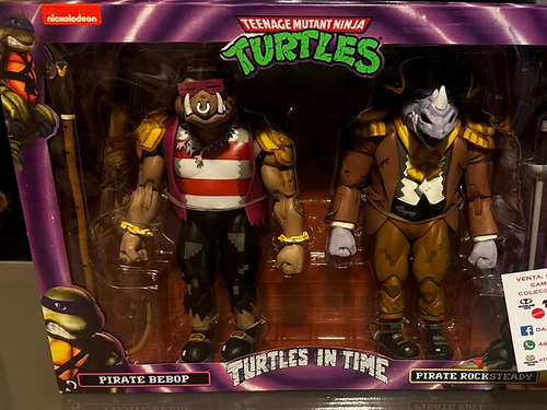 Beebop Y Rocksteady - Tmnt Un Time - Piratas Rocoso Tortugas