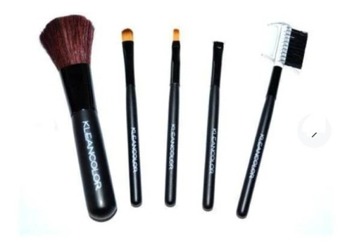 Set De Brochas Makeup Kleancolor 5pzas Original