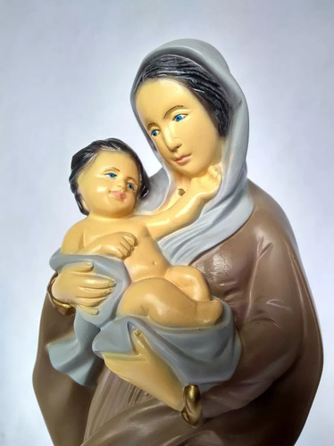 Imagen pintada a mano de Nuestra Señora Madre de la Divina Gracia, 26 cm, color