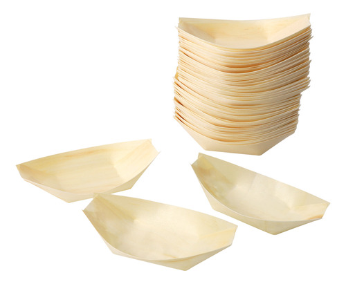 Comida Para Picar A950x, Cuencos, Madera Biodegradable Para