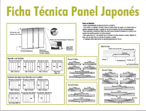 Persiana Panel Japonés Deluxe Tela Screen Ancho 300x230 Alto
