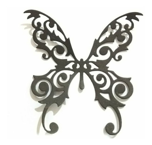  Mariposas Hermosa 8 X 7,5cm Caladas Figura Troquelada Scrap