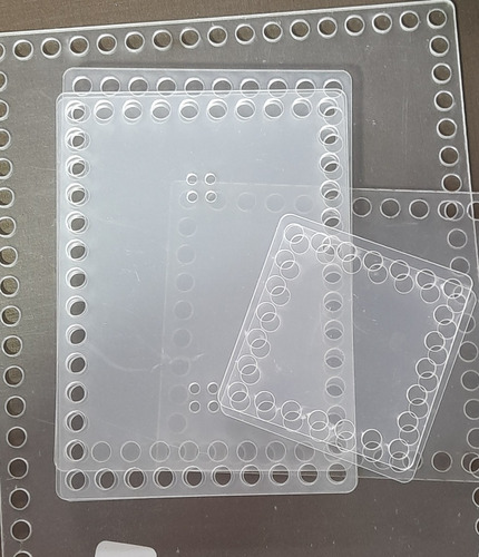 Kit De Acrilico 2mm Transparente Para Crochê