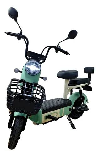 Bicicleta Elétrica Nado C2 1000w 48v 20ah Bateria Lítio Verde-claro