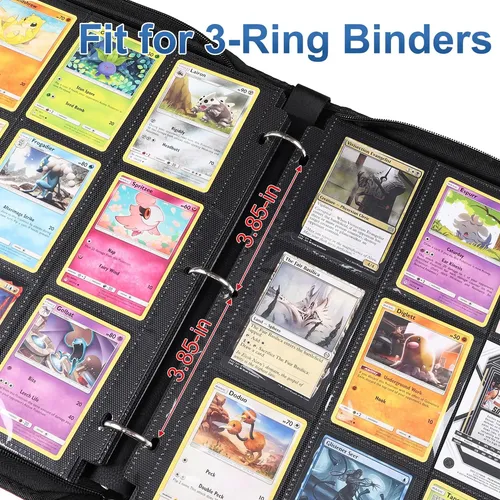 Álbum De Cartas Coleccionables Con 50 Páginas Y 450 Fundas – Protege Tus Cartas Magic, Deportivas O K-pop
