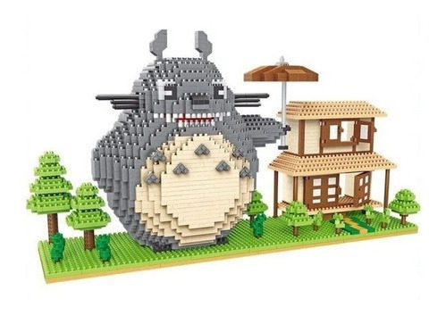 Set De Construcción Totoro Mini Block 3d 2107 Piezas En Caj