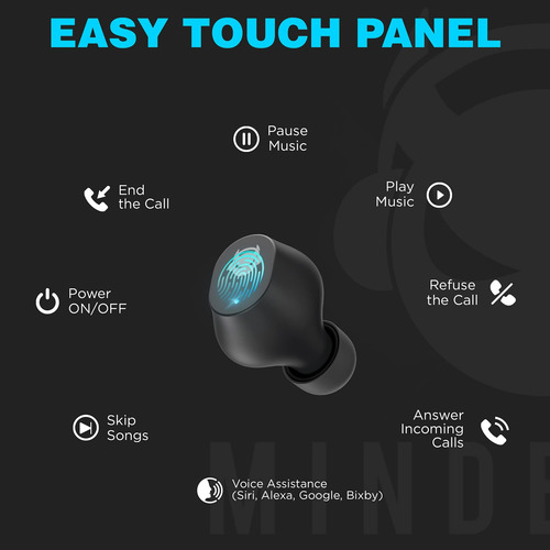 Mindbeast Auriculares Bluetooth Con Cancelación De Ruido Y