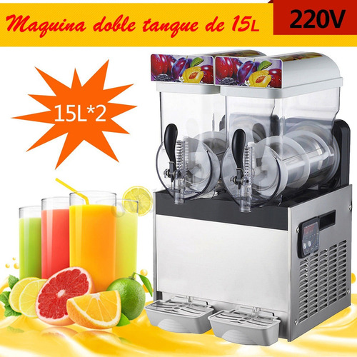 Maquina Para Hacer Cremolada Doble Tanque 15lt