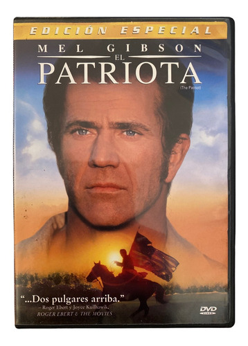 Dvd El Patriota The Patriot Mel Gibson Roland Emmerich