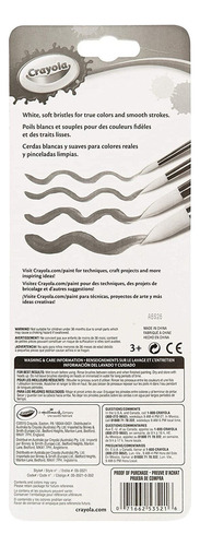 Crayola Pinceles Grandes Para Pintura (4 Unidades Redondas)