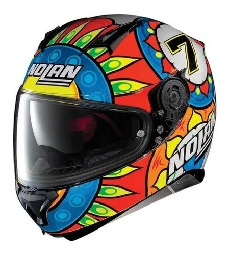 Capacete Nolan N87 Chaz Davies Com Selo Do Inmetro Cor Multicolor Tamanho Do Capacete 60 (l)