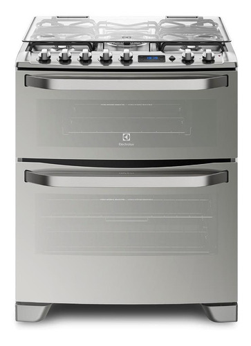 Cocina Electrolux Con 5 Hornallas Y Doble Horno 