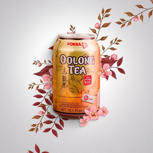 Imagen 2 de 2 de Bebida Japonesa Té Oolong, Pokka, 300 Ml