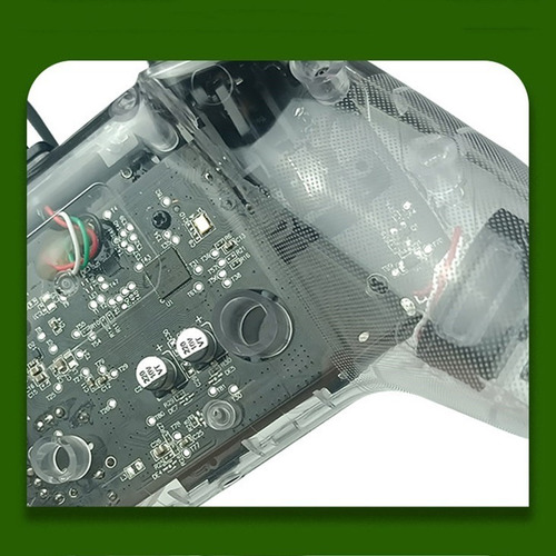 Imagen 10 de 10 de Joystick Con Cable Para Xbox One Pc Rgb Vibración Dual