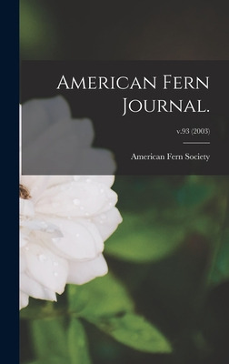 Libro American Fern Journal.; V.93 (2003) - American Fern...