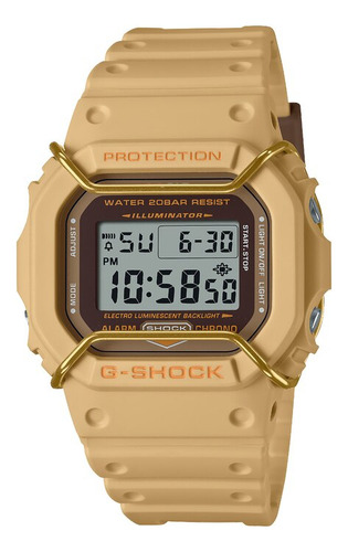 Reloj Casio G-shock Dw-5600pt-5cr Color De La Correa Beige