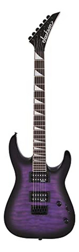 Guitarra Eléctrica Jackson Js32q Dinky Arch Top - Morado Tra