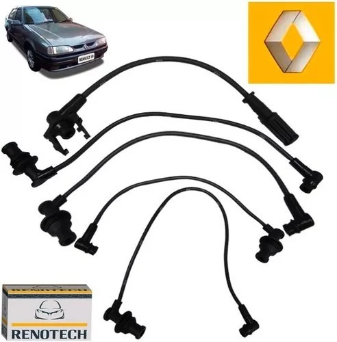 Kit Cables+bujias Ngk Renault 19 1.6 8v
